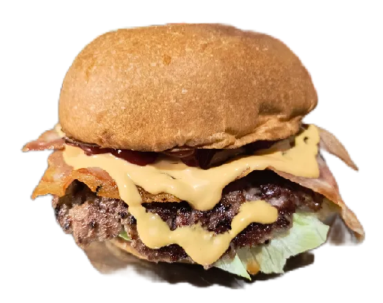 B Smash Ignorante: smash burger di scottona con bacon e salsa burger